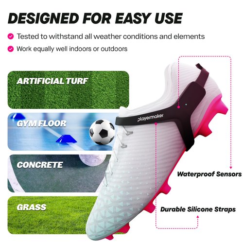 Playermaker Additional Blue Straps for CITYPLAY & Playermaker 2.0 Smart Sensor Technology