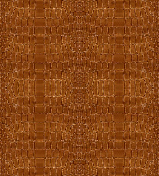 Wookmmy Vintage Dark Brown Faux Crocodile Print Wallpaper Peel and Stick 17.7"x78.7" Self Adhesive Removable Waterproof Contact Paper Renter Friendly for Bathroom Living Room Office Wallpaper