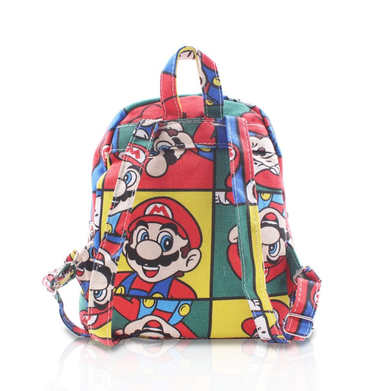 Finex Star Mario Cartoon Small Nylon Bag Multipurpose Causal Daypack for Travel Trip Shopping Tablet iPad Mini up to 8 inches