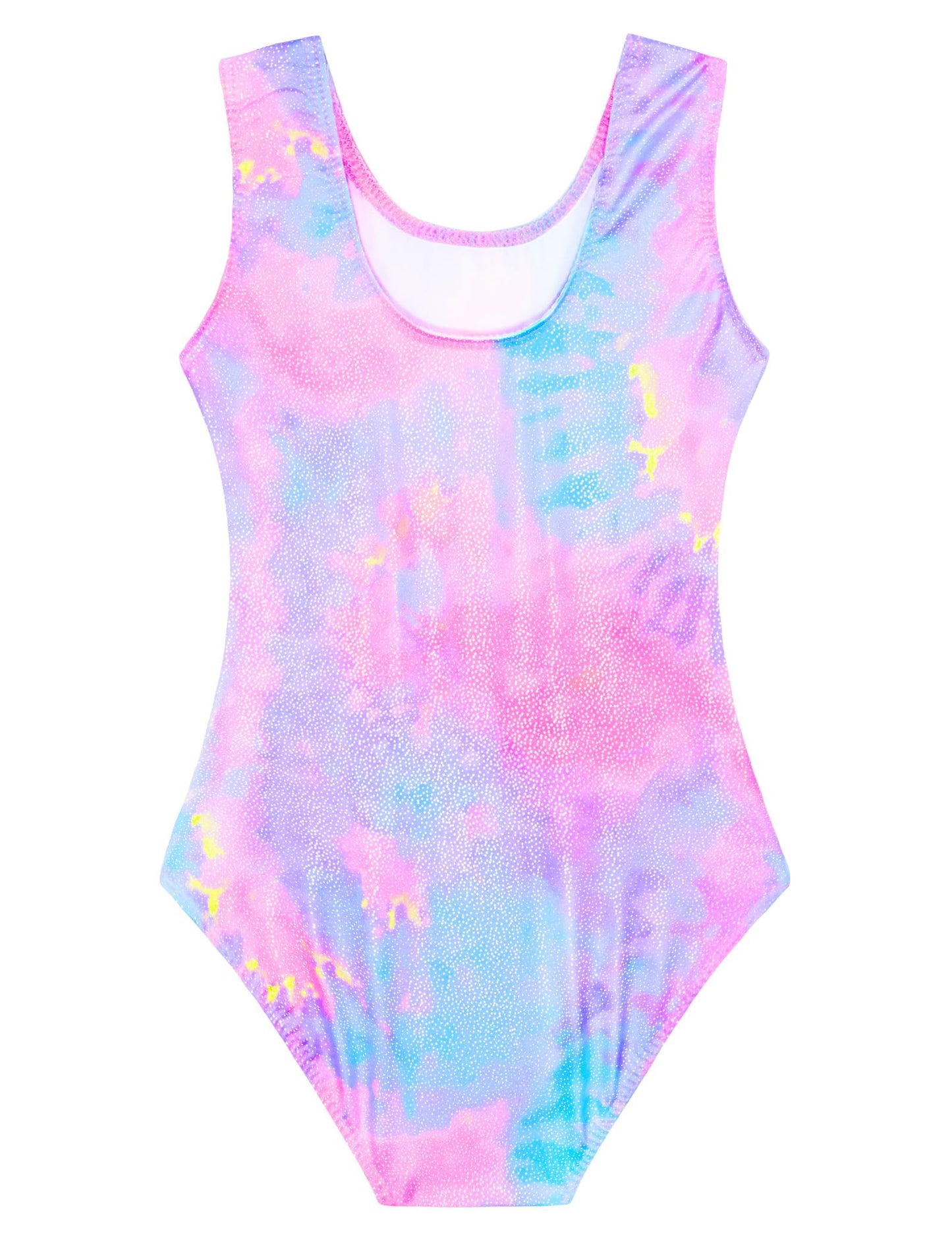 Domusgo Gymnastics Leotards for Girls 4t 5t Pink Purple Sparkly One Piece Tumbling Outfits