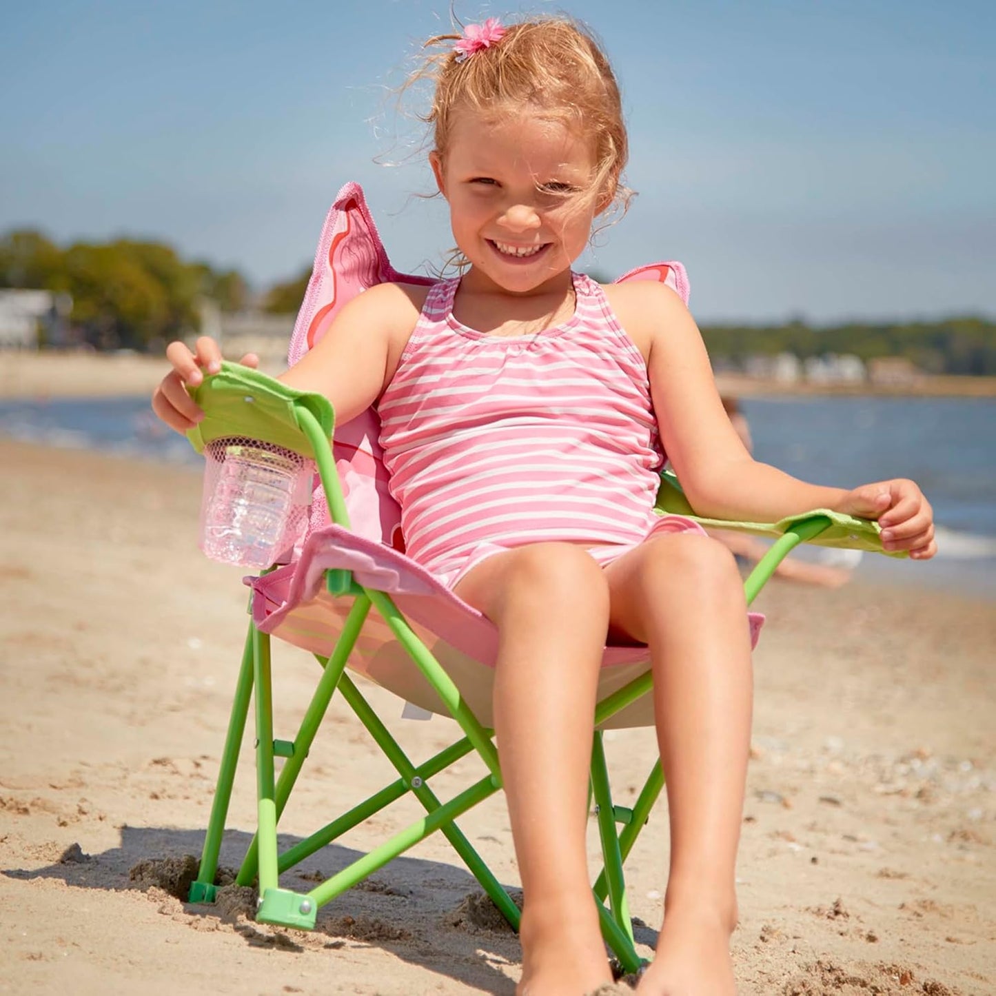 Melissa & Doug Bella Butterfly Outdoor Chair - Comfortable Design for Kids | Perfect for Playtime