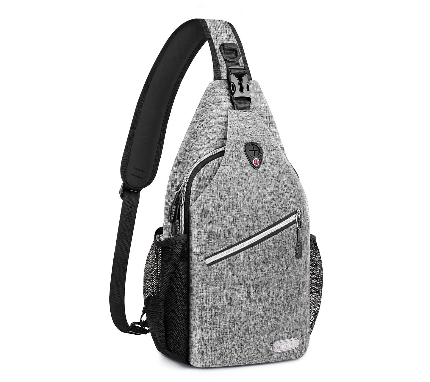 MOSISO Small Sling Bag for Men, Crossbody Shoulder Chest Daypack Bag