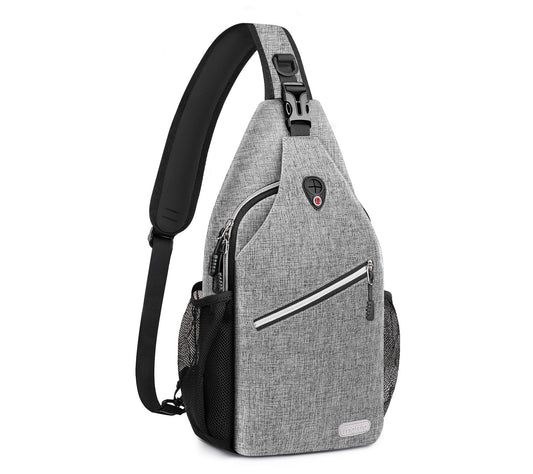 MOSISO Small Sling Bag for Men, Crossbody Shoulder Chest Daypack Bag