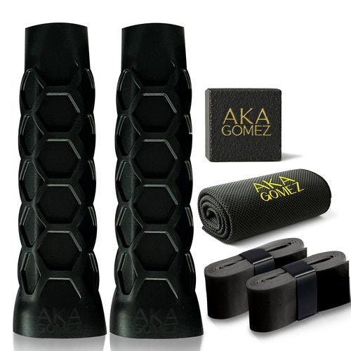 Pickleball Overgrip for Sweaty Hands – Non-Slip Paddle Grip Cover with Cleaning Wipe & Grip Accessories | AKAGOMEZ