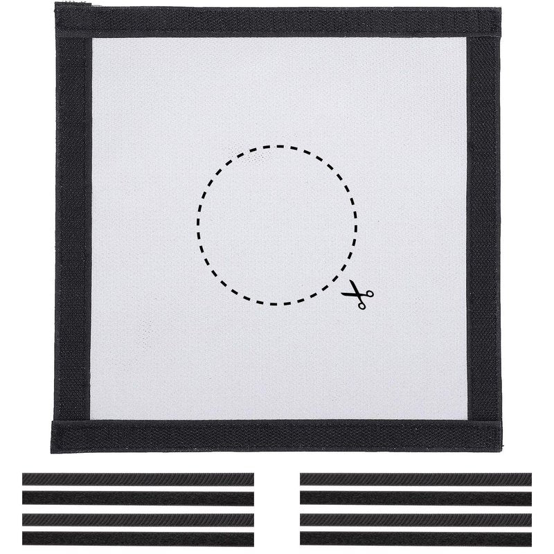 SoloWilder Stove Jack Kit for Tent Highly Flame-Retardant DIY Stove Jack for Hot Tent 9.5" x 9.5"