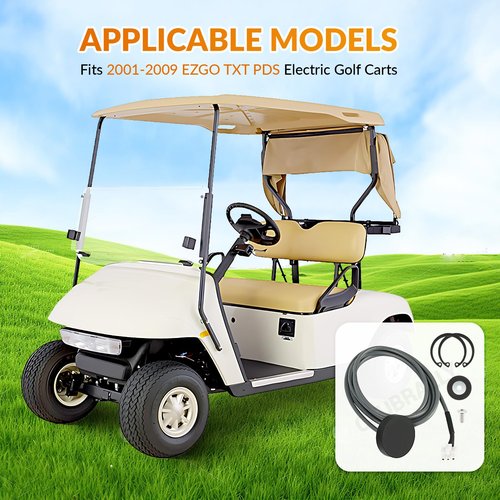 CLUBRALLY Speed Sensor PDS Kit with Speed Sensor Magnet, Fits EZGO Electric Golf Cart 2001-2009, OEM#73327-G01, 73328-G01