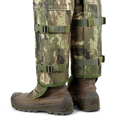 QOGIR Snake Guard Protection Chaps: Snake Bite Protection for Ankle to Thigh Snake Chaps, Hunting Full Protection for Legs from Snake Bites and Briar (Camo)