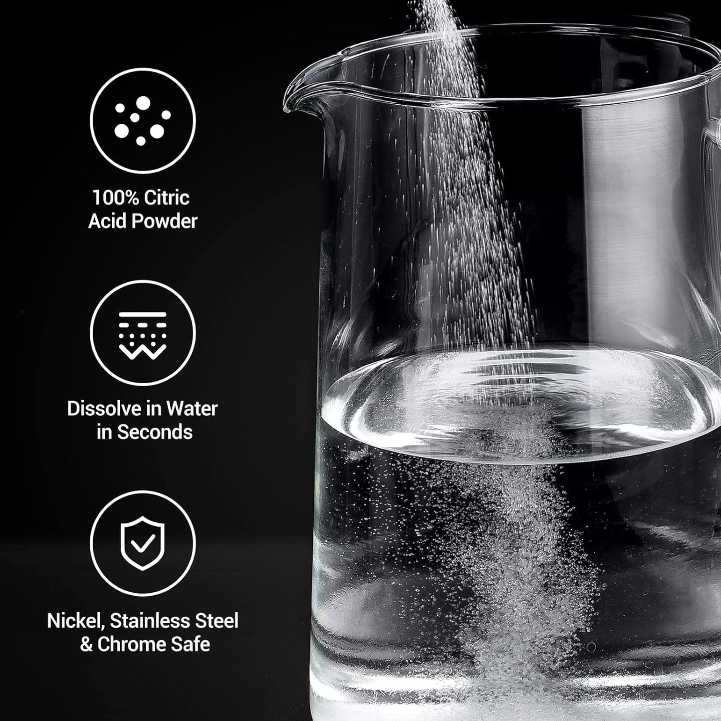 Gevi Ice Maker Cleaning Tablet 4 Uses, Individual Packed for Each Tablet, Organic Citric Acid Cleaner for Universal Ice Machines (4 Uses)