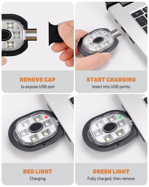 OKKLE LED Beanie Hat with Light, USB Rechargeable Beanie for Men & Women – Great Gift for Dad, Husband, Him, Stocking Stuffer Black