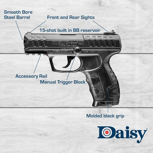 Daisy Powerline 426 Air Pistol - High-Performance BB Gun | Ideal for Target Shooting