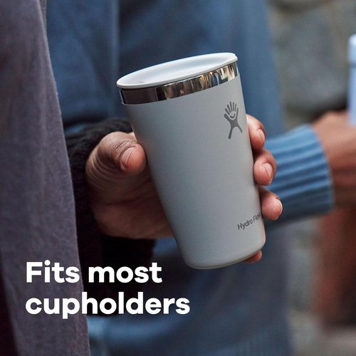 Hydro Flask All Around Tumbler - Insulated Travel Mug with Press-In Lid - 20 Oz Trillium Pink
