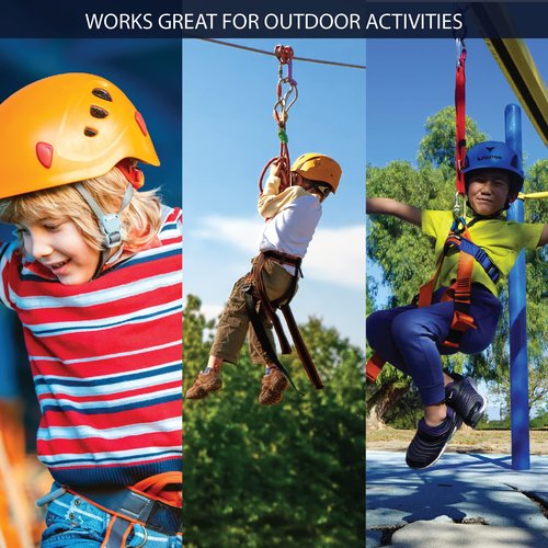 Fusion Climb Centaur Kids' Climbing Harness, Adjustable harness for Children for Professional Mountaineering, rock climbing, Rappelling safety harness, work safety Belt, Fire Resucing, Caving climbing