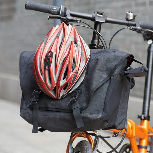 CREATOR Brompton Handlebar Bag, with Shoulder Strap Bag for Brompton Folding Bike, Bicycle Frame Bag with Rack for Commuting