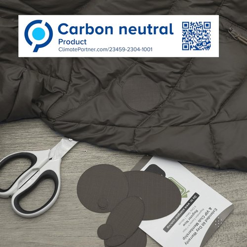 aZengear Repair Patches - Waterproof Self-Adhesive for Jackets, Tents, Shoes & More | 11 Pcs Charcoal Brown