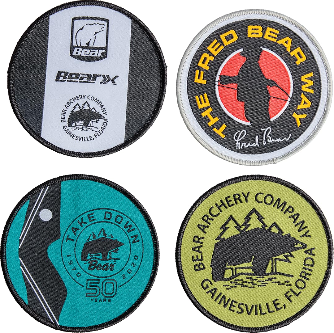 Bear Archery Patch Set (4 Piece) BVP115