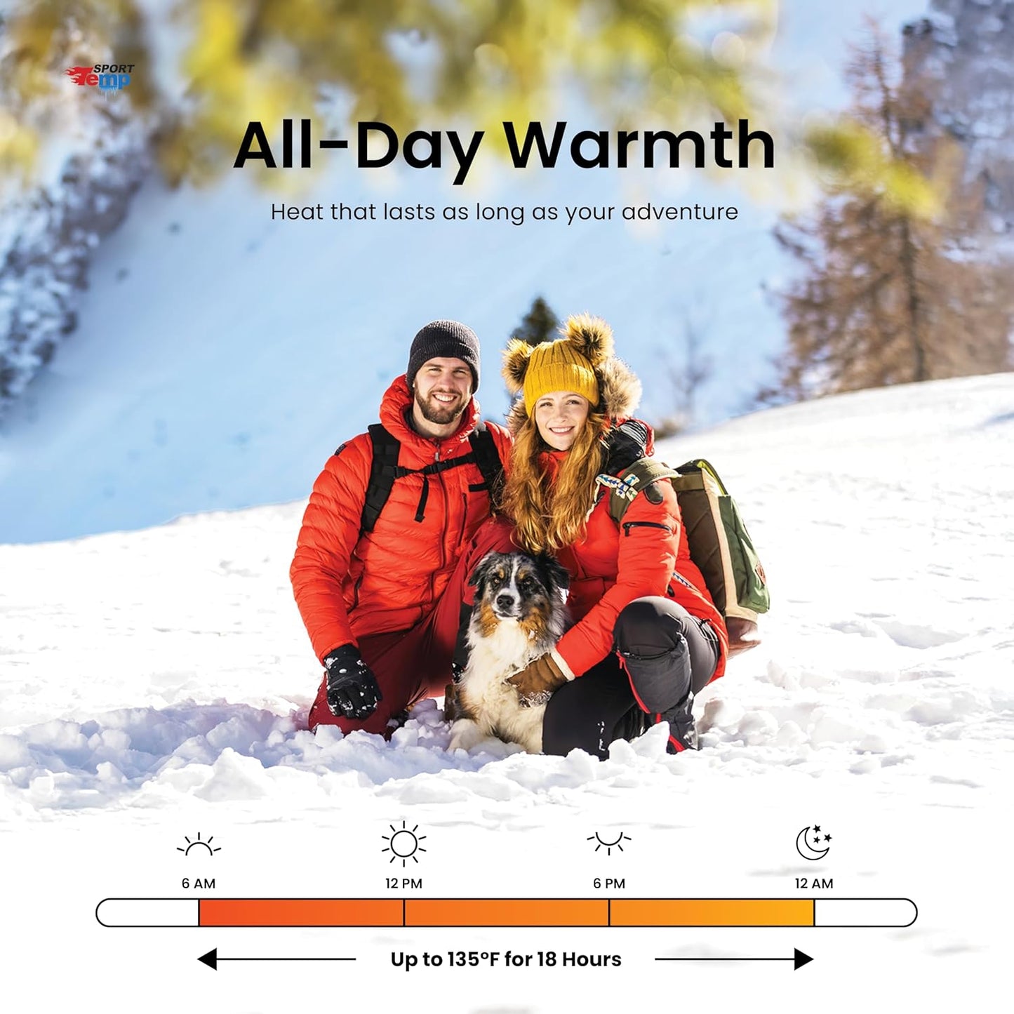 Skiennix Large Hand & Body Warmers - 18 Hours of Odorless Heat | Natural Air Activated for Hands & Toes
