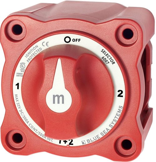 Blue Sea 6007 Dual Battery Switch | Reliable Selector for Efficient Power Management