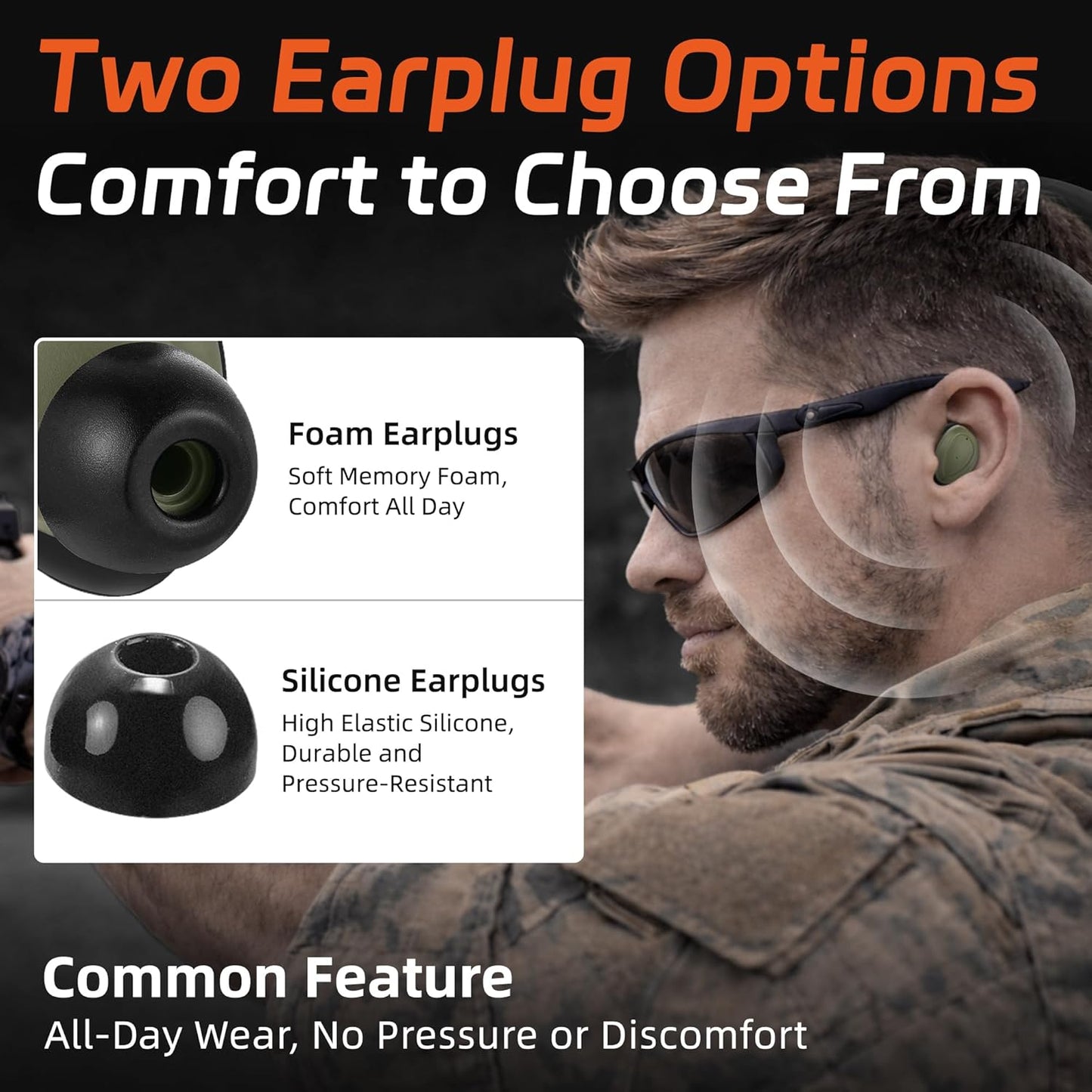 ProHear EP05 Electronic Shooting Earbuds - Bluetooth, SNR 29dB Hearing Protection & DSP Noise Reduction