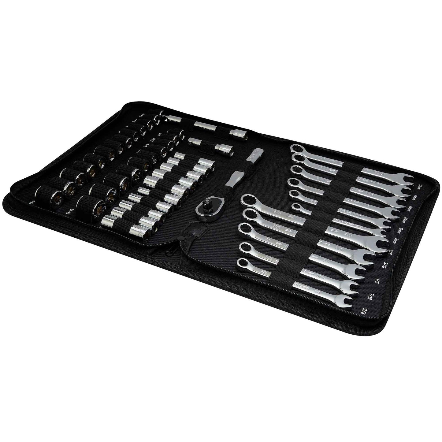 CRAFTSMAN Mobile Mechanics Tool Set, 3/8 Inch Drive, 72 Tooth Ratchet, 47 Piece (CMMT12119)