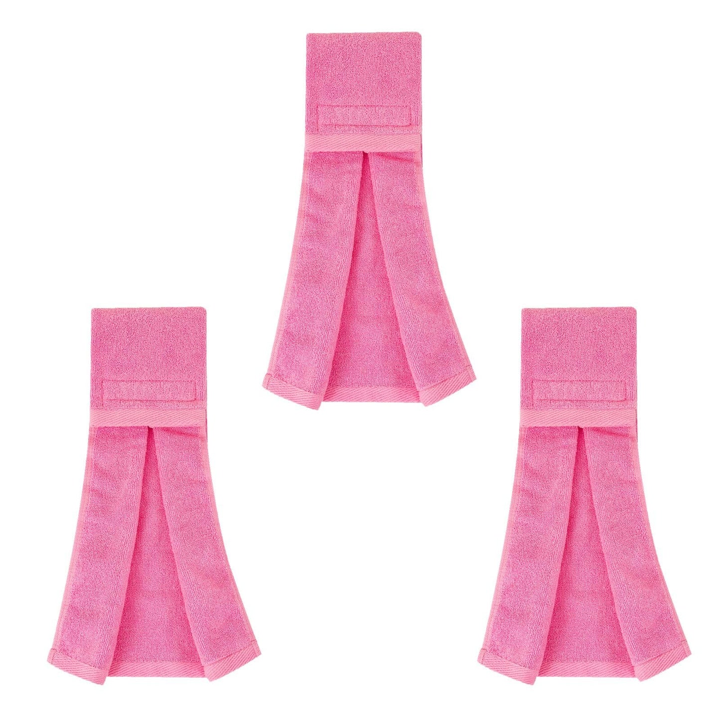 Qchengsan 3 Pcs Pink Football Towel Quarterback,Cotton Football Towel Youth,Softball Football Field Hand Towels,Sports Sweat Towels for Gym,Golf, Yoga,Football Accessories Gifts