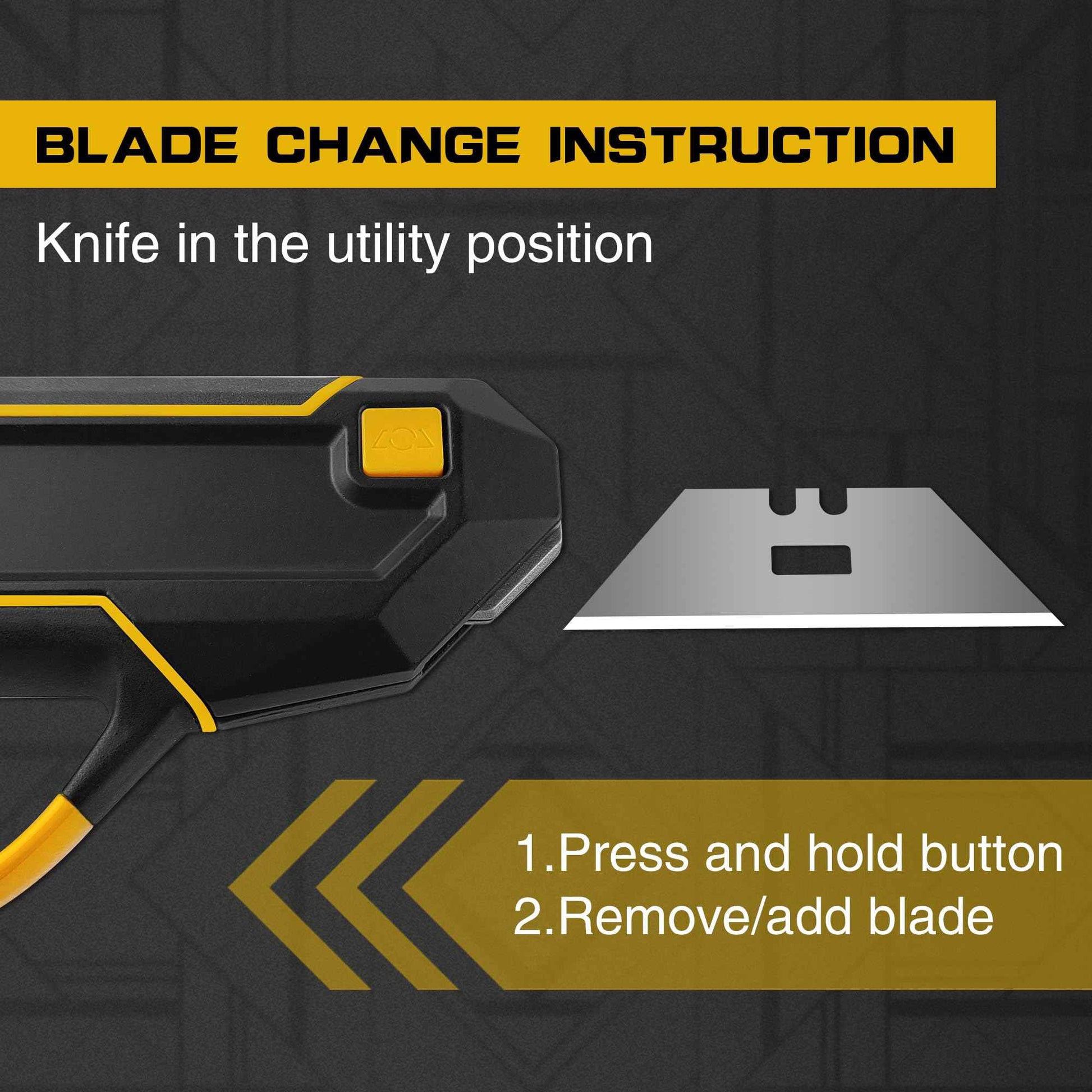 XW Aluminum Alloy Scraper Utility Knife, 2-in-1 Cutter with 10 Extra SK5 Replacement Blades Refill