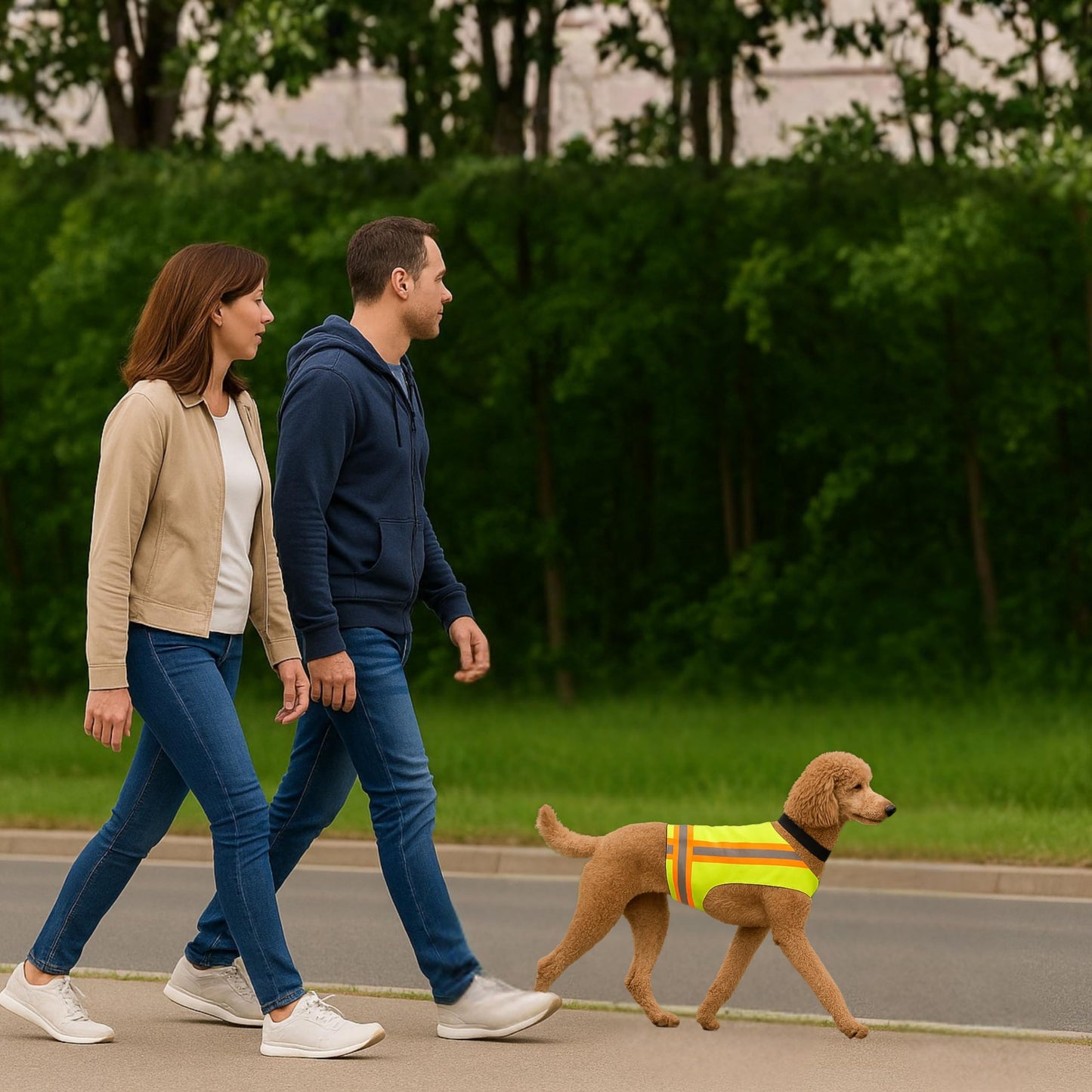 Reflective Dog Vest. High Visibility Yellow Safety Vest for Outdoors. Safeguard Your Dog with Easy to wear Adjustable and Breathable Reflective Gear for Toy or Tiny Breeds (X-Small)