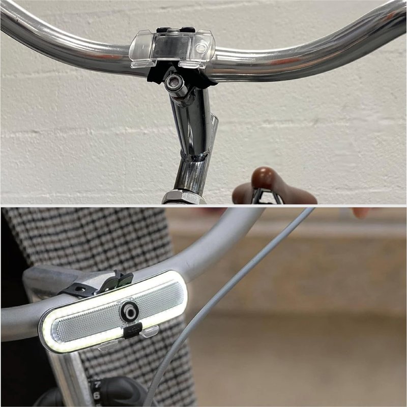 Overade Universal Attachment Kit - 2 Additional Straps & Light Bracket (LUM, TURN) - Multi-Mount (Handlebar, Seat Tube, Luggage Rack, Helmet) - Black, Water Resistant