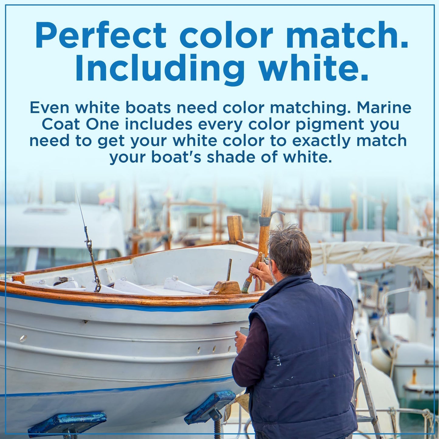 Marine Coat One Iso/Npg Gel Coat White with Wax with MEKP Catalyst for Hardening, with 6 Color Tinting Pigments, Gel Coat Repair Kit for Boats, Fiberglass (1 Quart)