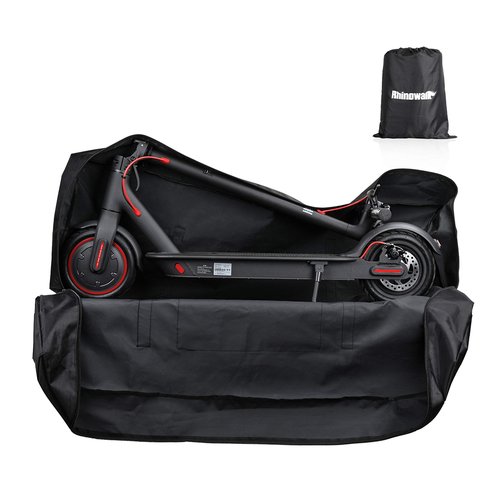 SUNELFFY Electric Scooter Carrying Case - Foldable E-Scooter Storage Transport Bag - Heavy Duty for Mijia M365 /M365 Pro Xiaomi Segway (Black)