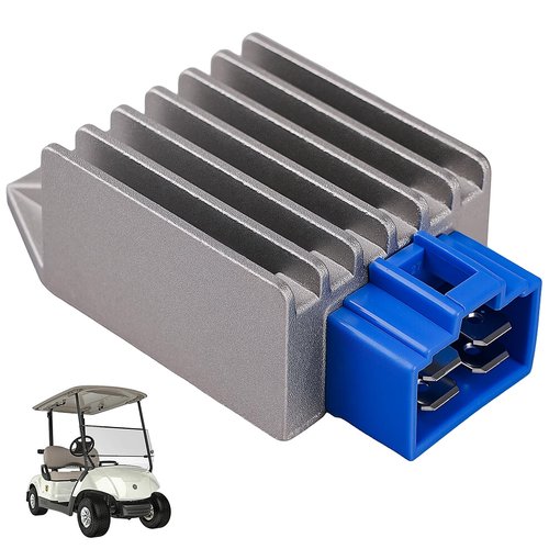 KyuerWK Golf Cart Voltage Regulator Rectifier, Fits 1991-Up Yamaha G8 G9 G11 G14 G16 G20 G21 G22 G23 G27 G28 G29, OEM# JF2-81910-01-00
