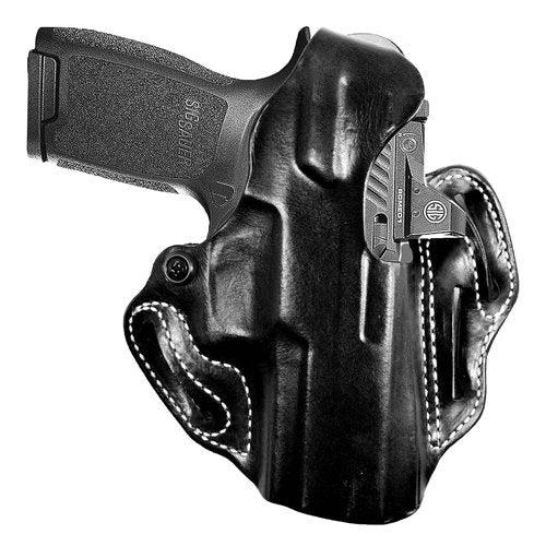 DeSantis Gunhide Holsters Thumb Break Scabbard, Right, Black, SIG P320C, P250C, P320XCOMPACT, P320C with Reflex Sight, P250C with Reflex Sight, P320-M18