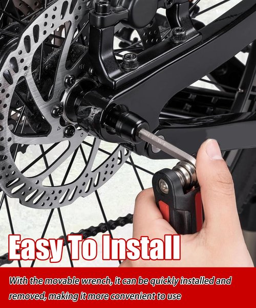 DYYYYD 12mm Bike Trainers Thru Axles Adapter M12 x 1.0 Fit for Blackburn、Bkool、Cyclops、Elite、Kinetic、TacX、Wahoo and More Rear Wheel Attachment-Universal Bike Trainer Thru Axles Adapter.