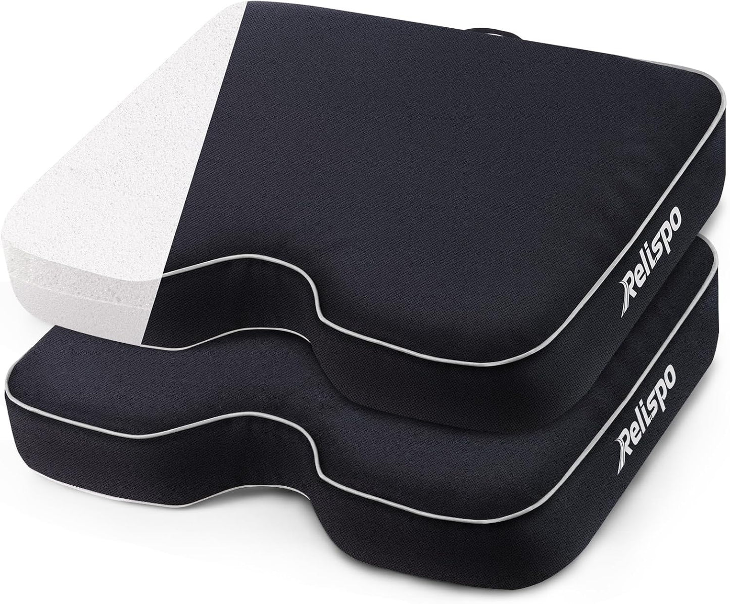 Skiennix Stadium Seat Cushion - Waterproof Extra Thick Bleacher Cushion | Portable & Comfortable for Events
