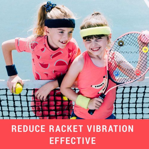 16PCS Tennis Racket Dampener, Durable Rubber Tennis Racquet Vibration Shock Absorbers