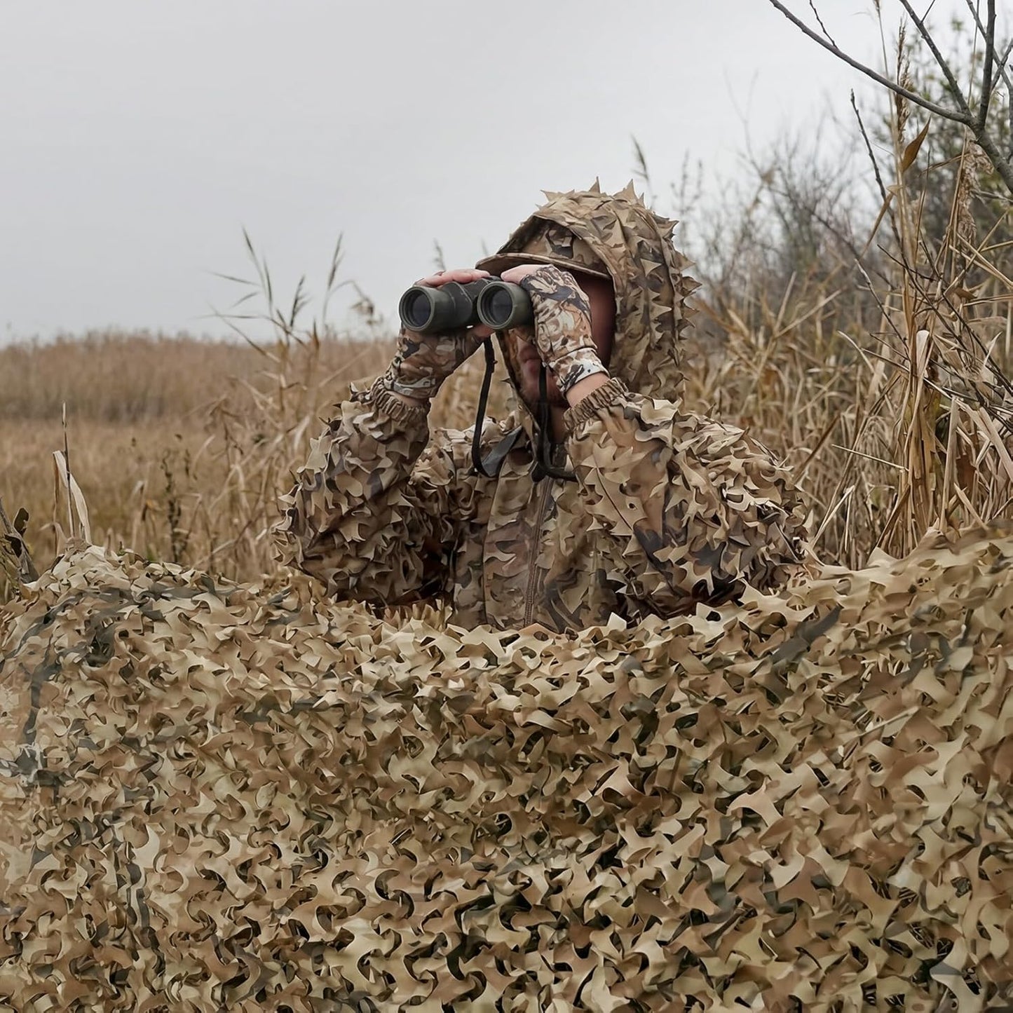 Sitong Camo Netting Roll - Versatile Hunting & Military Decoration | Sunshade, 10ft x 5ft