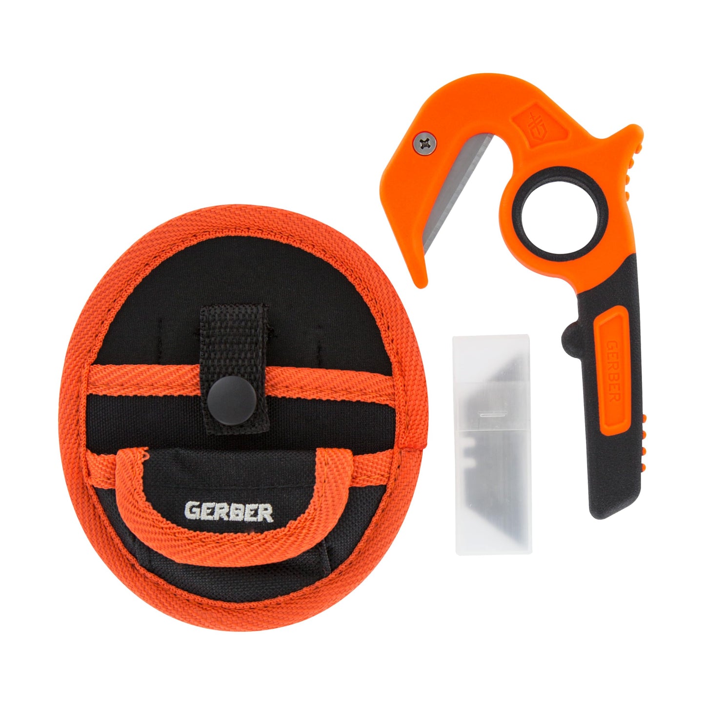 Gerber Gear Vital Zip Utility Knife, Stainless Steel Plain Edge Blade, Game Processing Skin and Gut Knife for Hunting