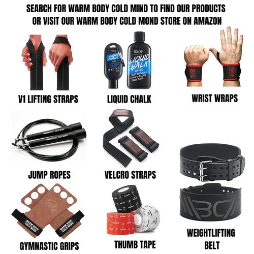 WARM BODY COLD MIND 1.85" Weightlifting Thumb Tape - Hook Grip Tape for Powerlifting, Cross Training, Gym Tape, Workout, Weight Lifting Tape, Athletic Finger Wrap (Mix V1 3 Rolls)
