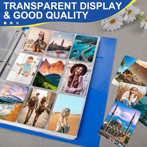 1080 Pockets Card Sleeves by [Brand Name] - Durable 9 Pocket Sheets for Trading Cards | Fits Baseball, Football, Business Cards