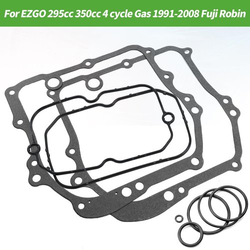 10L0L Golf Cart Gasket Seal Rebuild Kit for EZGO 295cc 350cc 4 Cycle Gas Golf Cart 1991-2008 Fuji Robin Engine Pre MCI Inc MCI Breather, Engine Rebuild Breather Gasket Seal Kit, OEM# 7608902