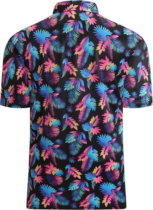 Esabel.C Golf Shirts for Men - Dry Fit Performance Short Sleeve Collared Shirt | Moisture-Wicking Design