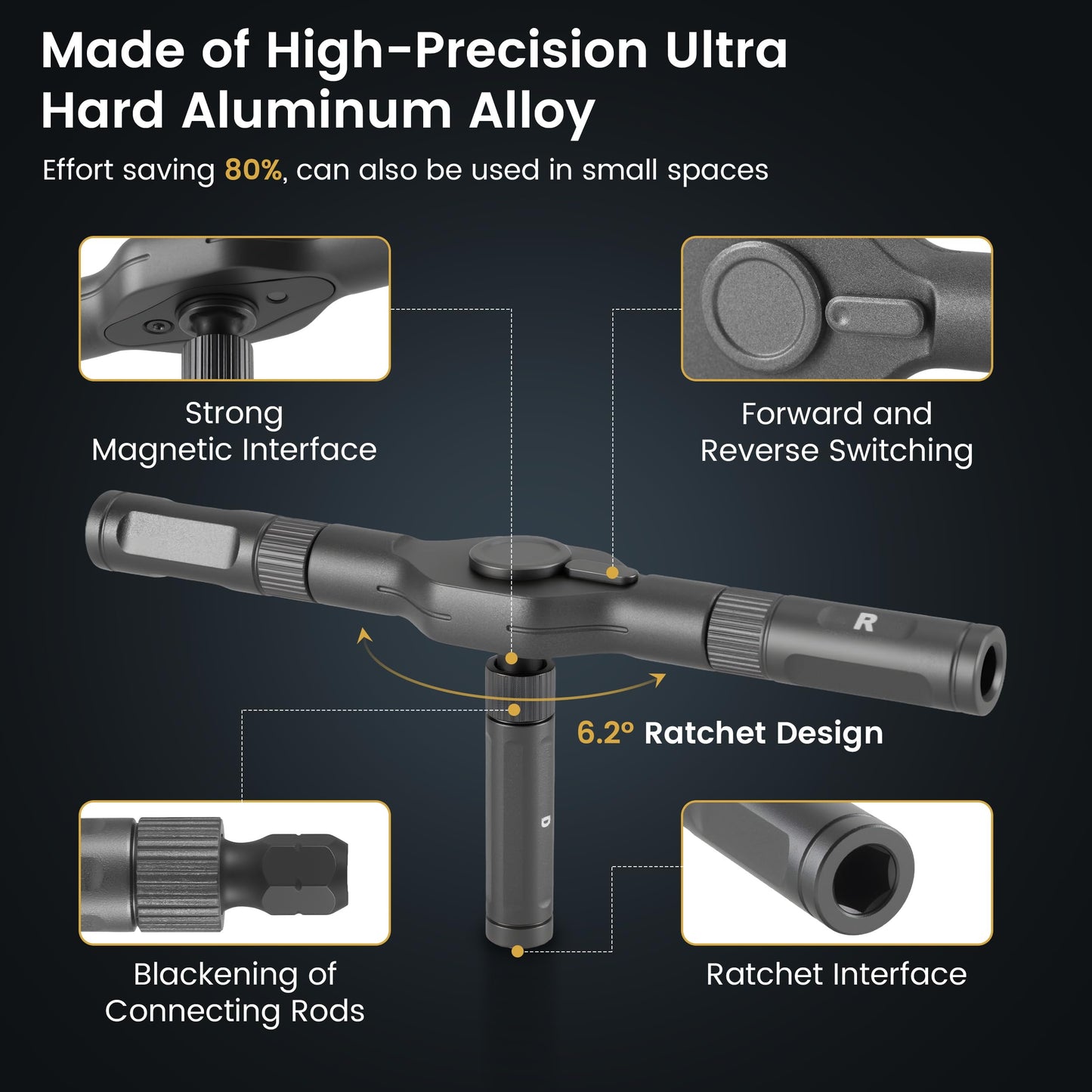24 in 1 Magnetic Ratchet Screwdriver Set with Precision Bits – Ideal for Home Repairs, DIY Projects, and Electronics – Ergonomic Rotatable Ratchet Handle and Storage Case –Perfect Holiday Gift