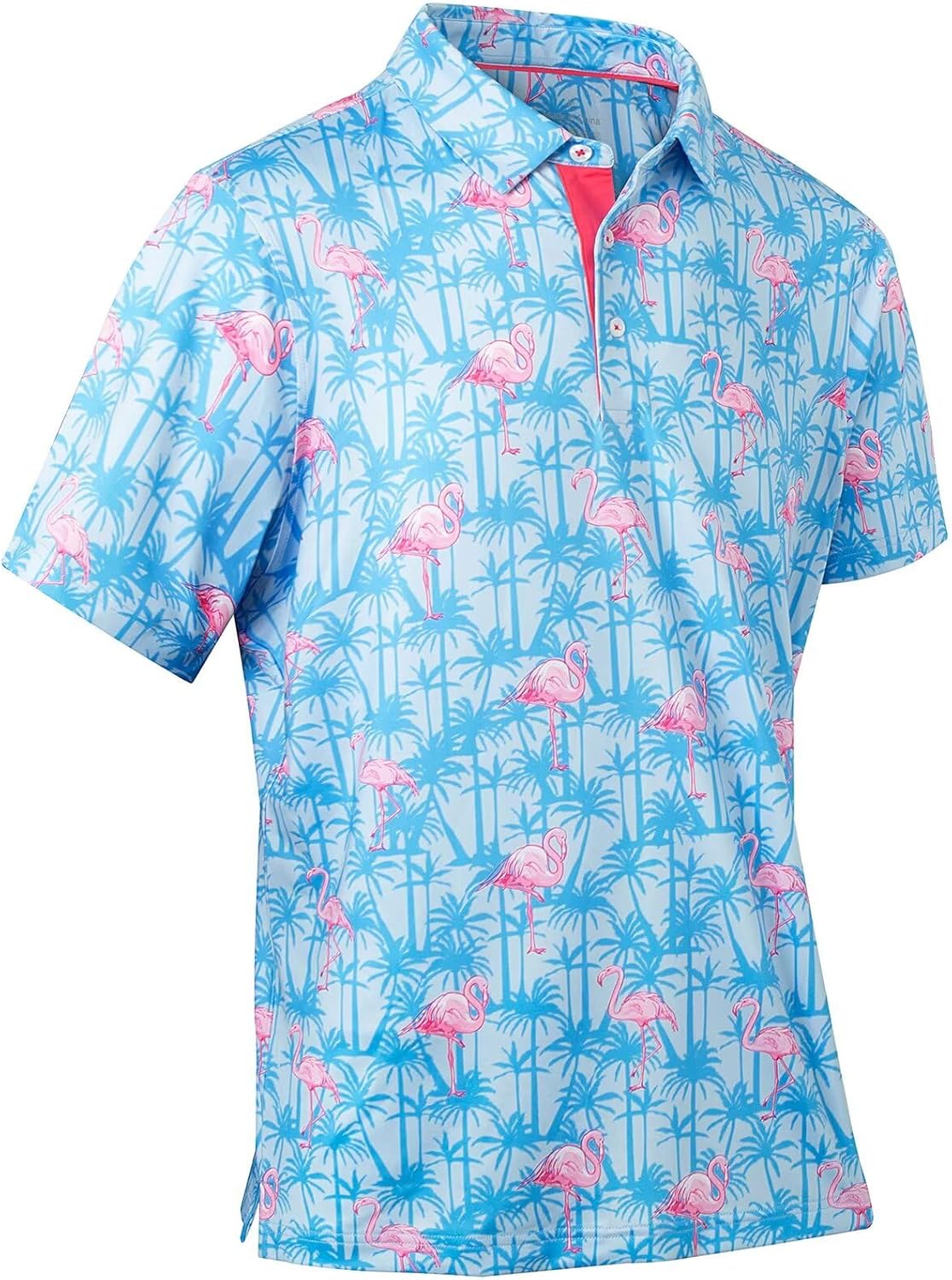 Skiennix Men's Golf Shirt - Quick Dry Moisture-Wicking Casual Polo | Stylish Short Sleeve Performance Print