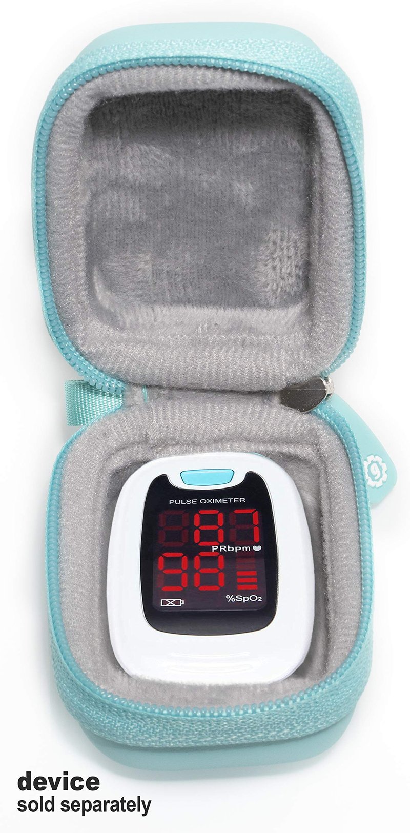 Fingertip Pulse Oximeter Case for Zacurate Pro 500DL, 500BL, Childrend; Facelake FL400 t. FL350, CMS500DA; mibest; ANKOVO, Santamedical, Innovo Deluxe, Santamedical, ANKOVO, CONTEC, Metene (CASE ONLY)