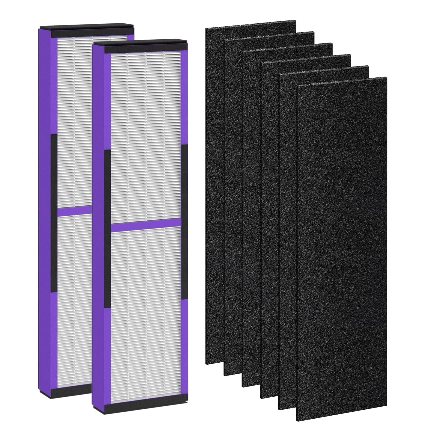 2 Pack FLT4850PT HEPA Pet Replacement Filter B, Compatible for Germ Guardian Air Puri-fier AC4825 AC4300 AC4800 AC4900 AC4850PT, AC4825E