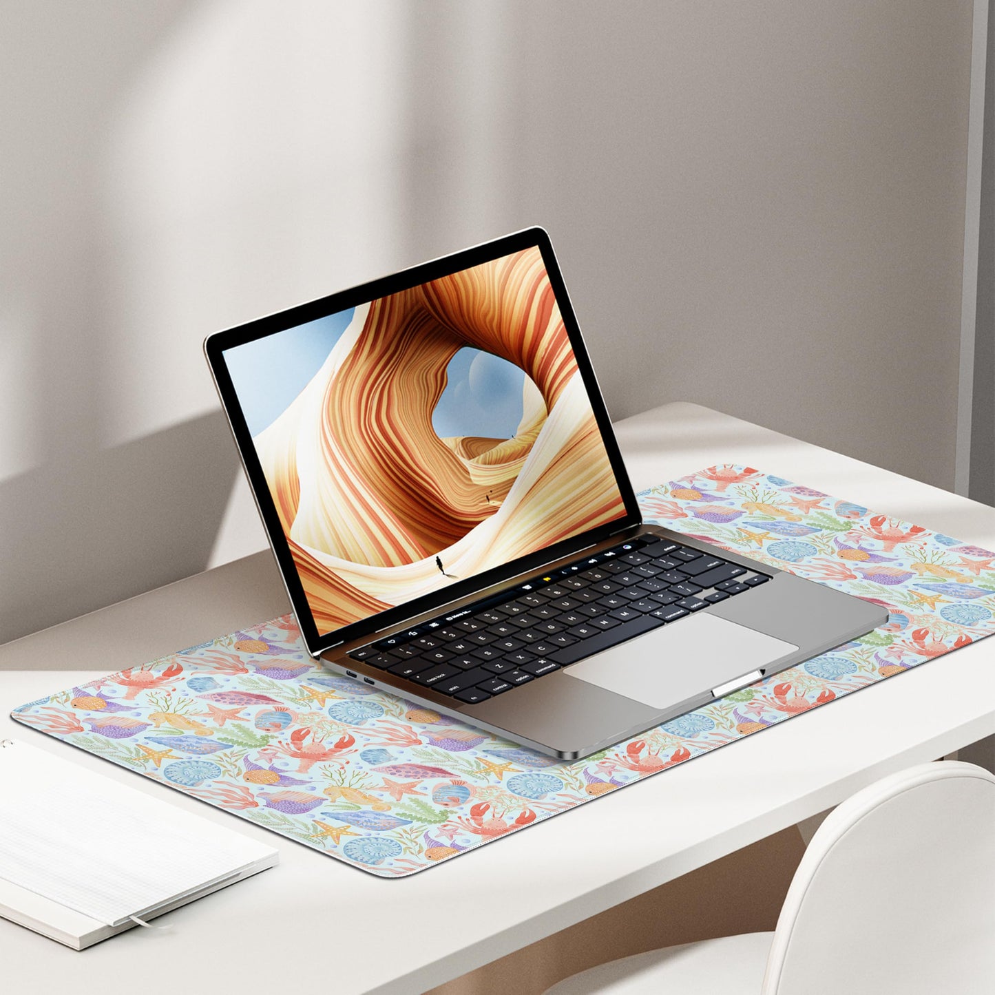 icolor Extended Gaming Mouse Pad,Stitched Edges XXL Large Desk Mat,Non-Slip Base Keyboard Desk Pads for Home Office & Gamers,35.4 x 15.7 in Desk Blotter Pad Protector