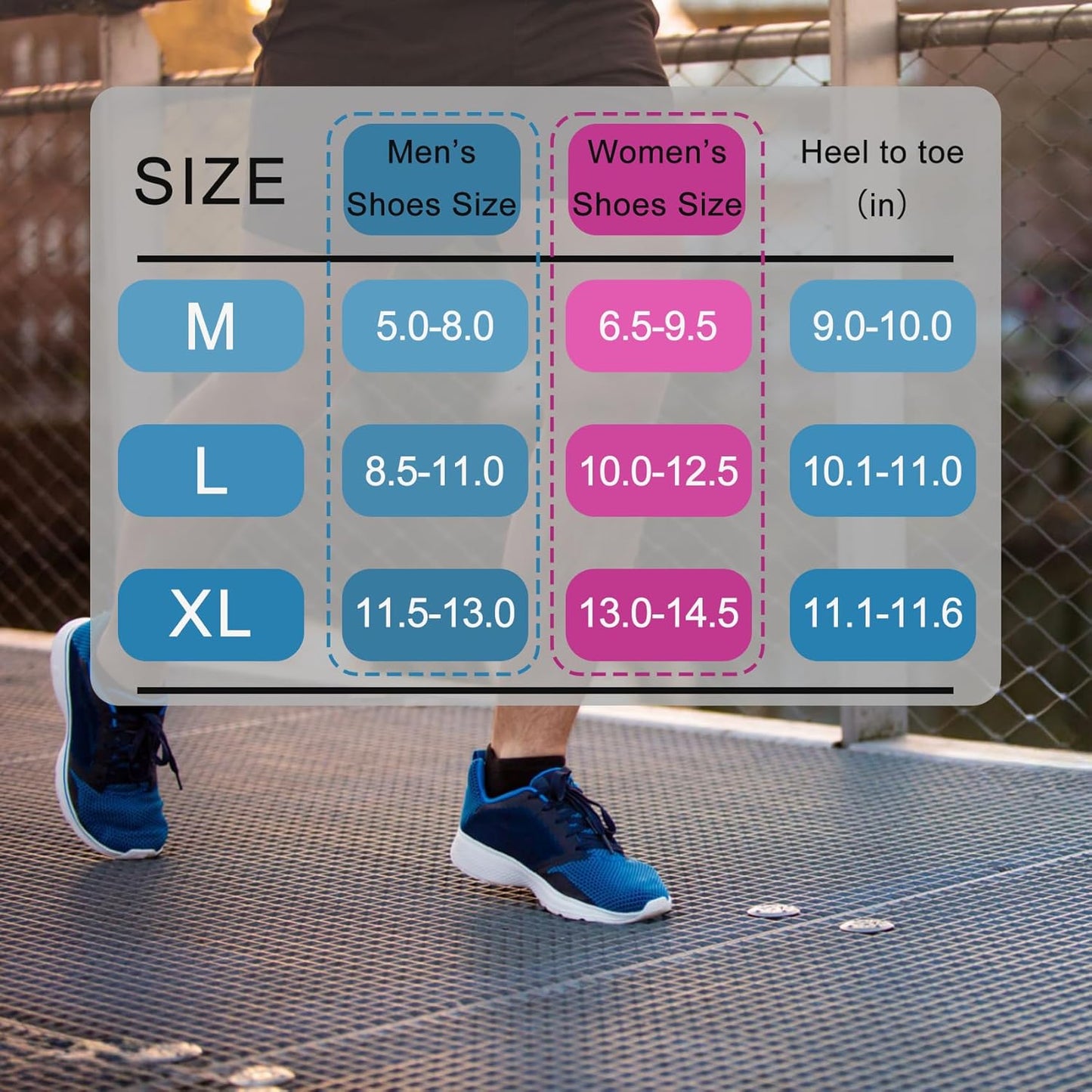 CWVLC No Show Compression Socks - Cushioned Support for Men & Women | 4 or 8 Pairs Available