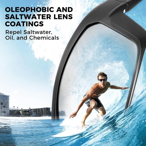 KastKing Huzzah Polarized Sport Sunglasses - UV Protection for Men & Women | Perfect for Driving, Fishing, Cycling & Running