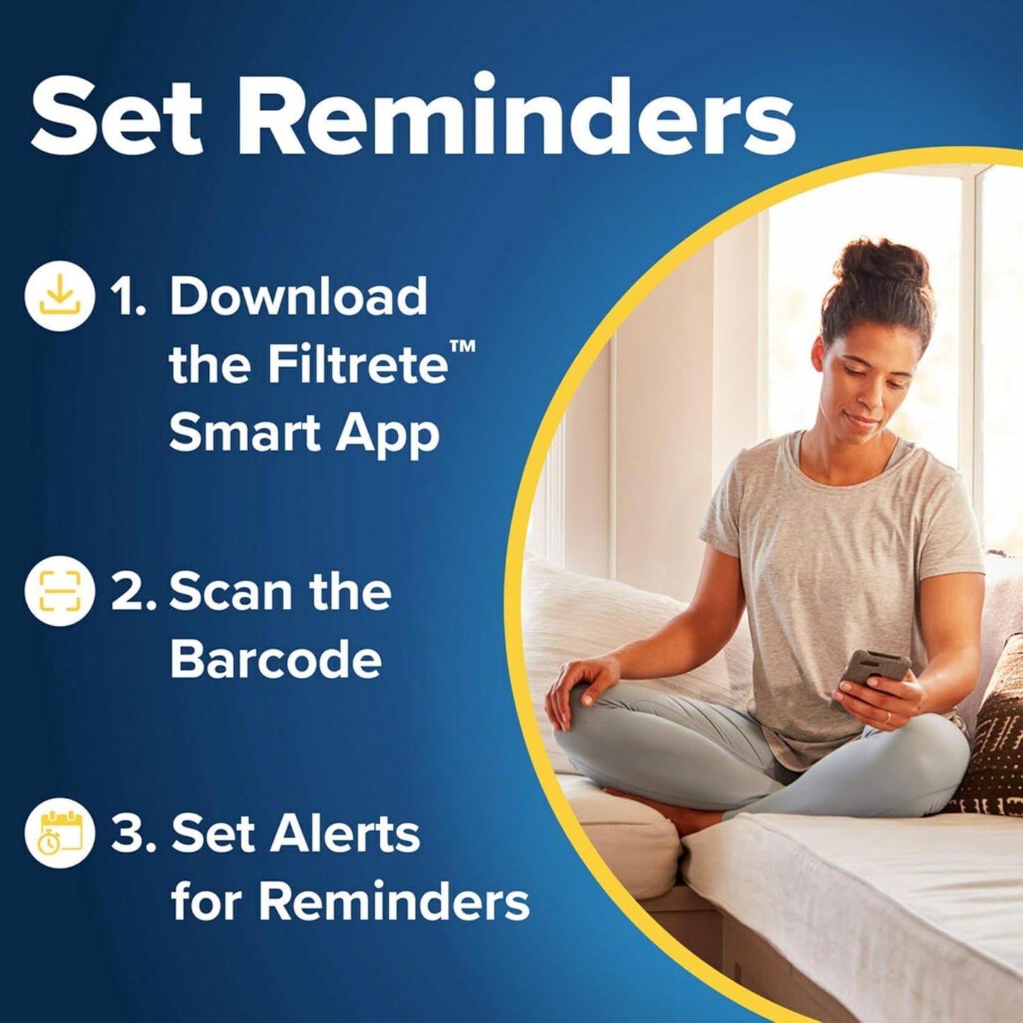 Filtrete 25x25x1 MPR 700 Air Filter - MERV 8, 3-Month Pleated Electrostatic, 6-Pack