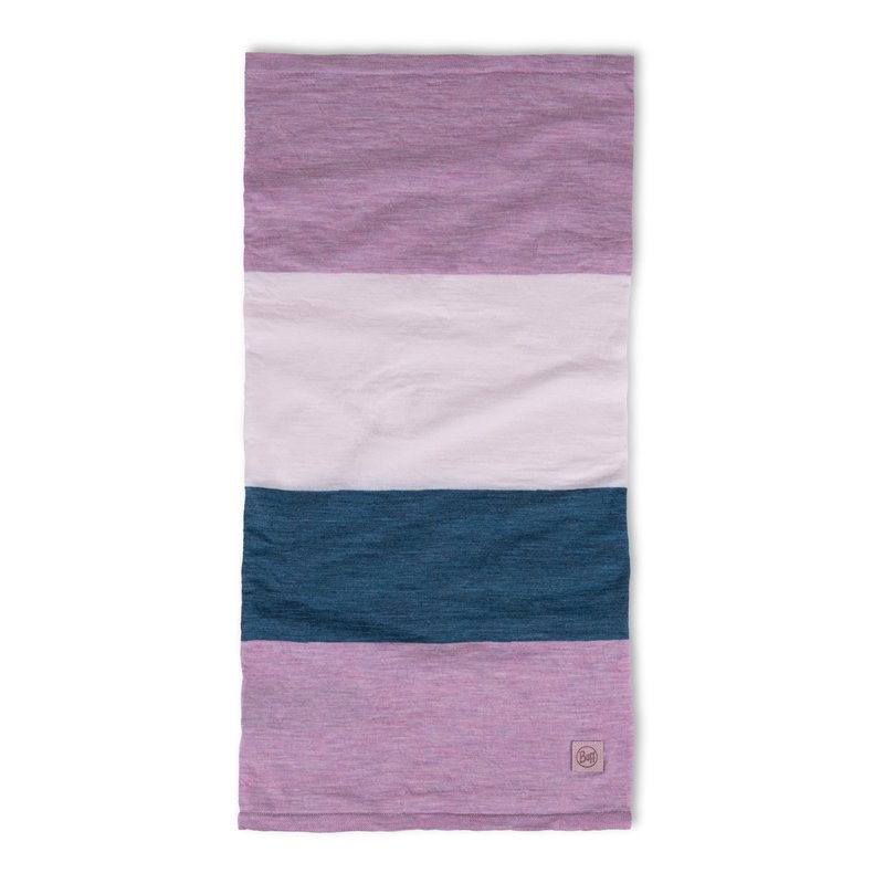 Buff Lightweight Merino Wool Move Neck Gaiter, 100% Ethically Sourced Wool, Temperature Regulating Face Mask, Solid Camelia, Adult Size