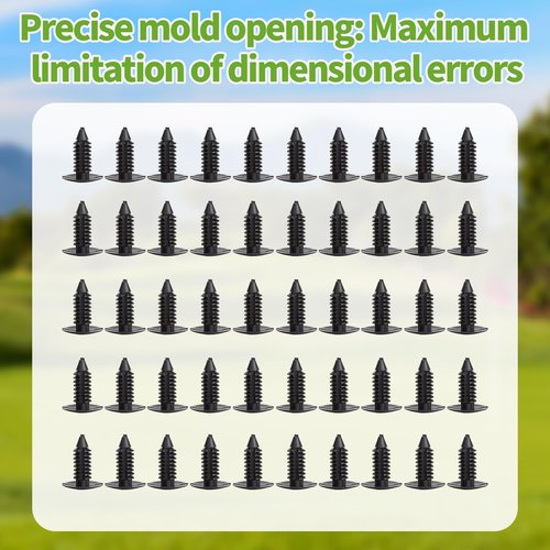 10L0L Golf Cart Universal Plastic Rivet for Yamaha EZGO Club Car Golf Cart with Clip-on Screw Driver OEM 1010434, (50 PCS)
